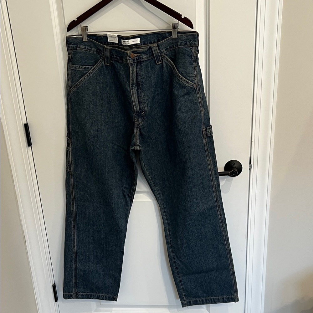 Signature Gold Levi Strauss Carpenter Men’s Jeans Size 38x32
